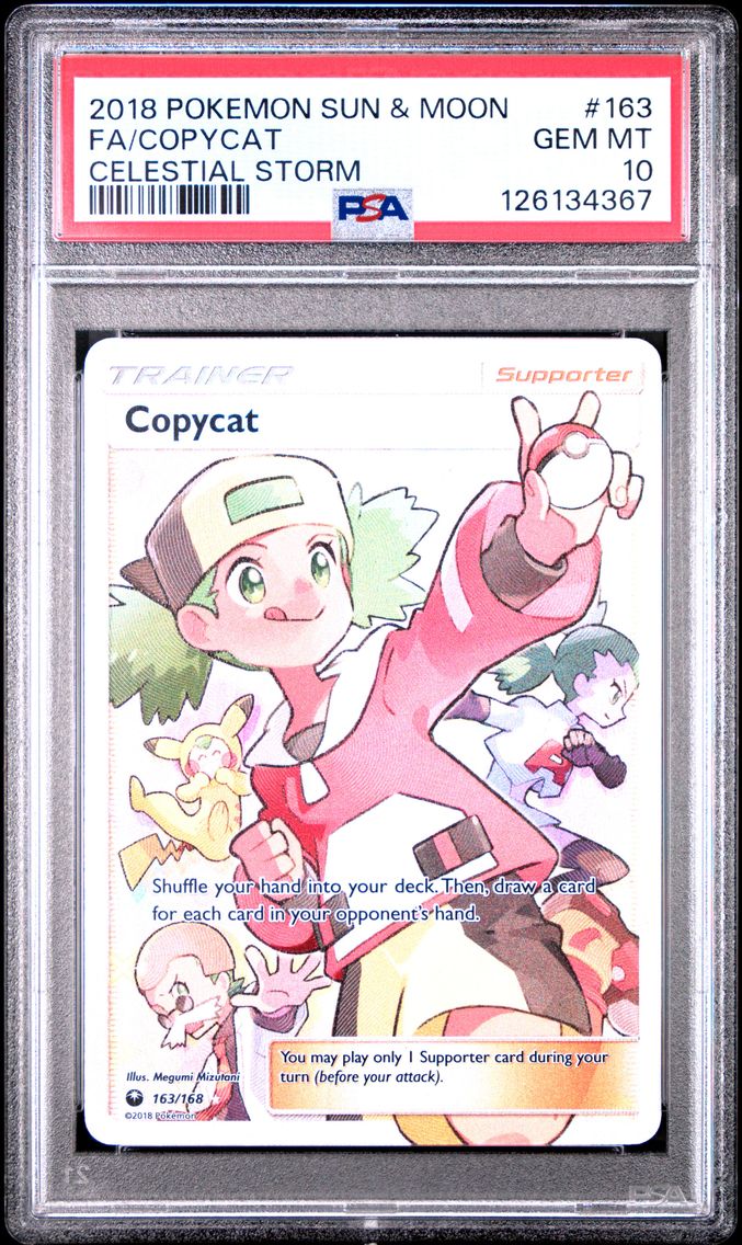 2018 #163 Full Art/Copycat PSA 1
