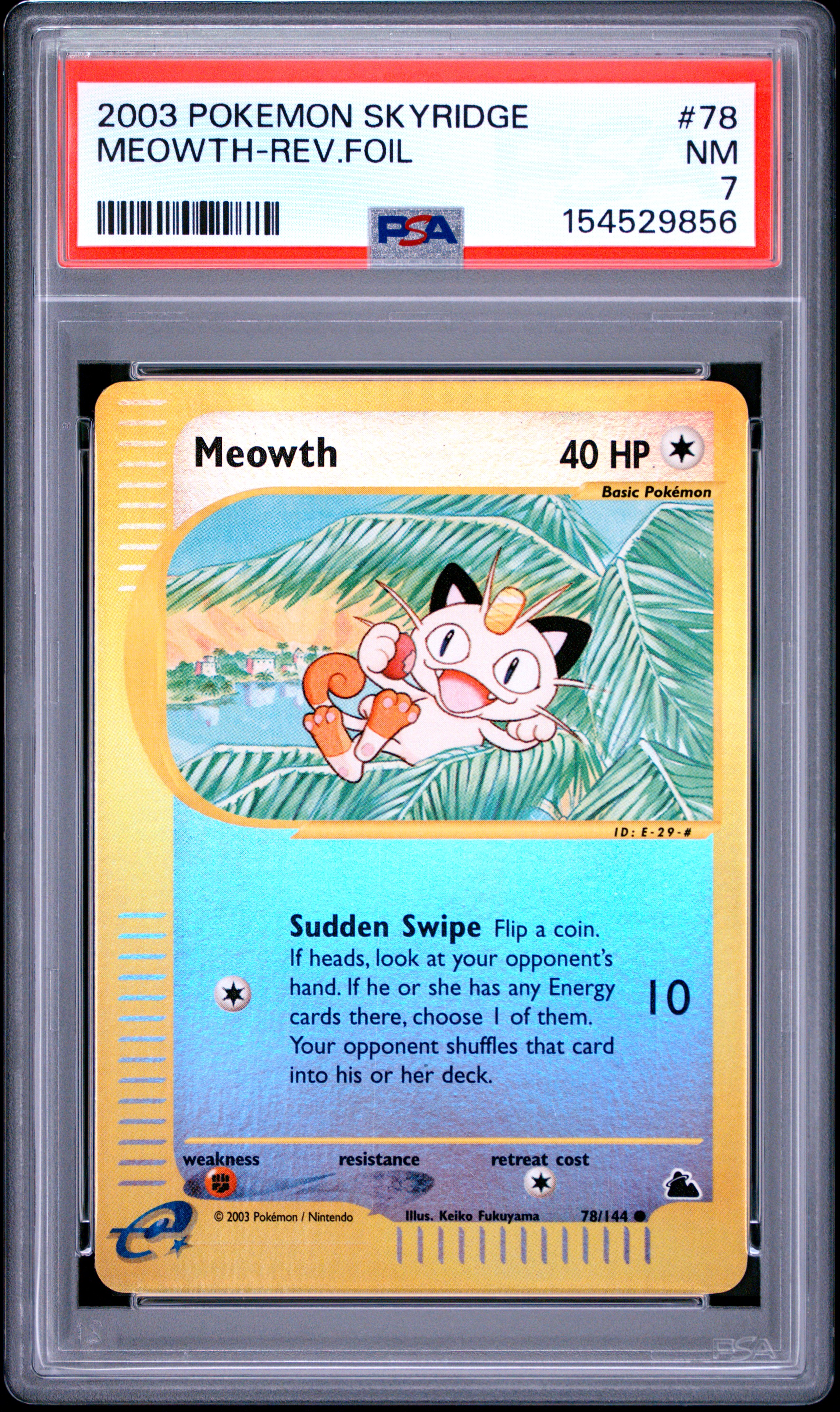 Meowth-Reverse Foil