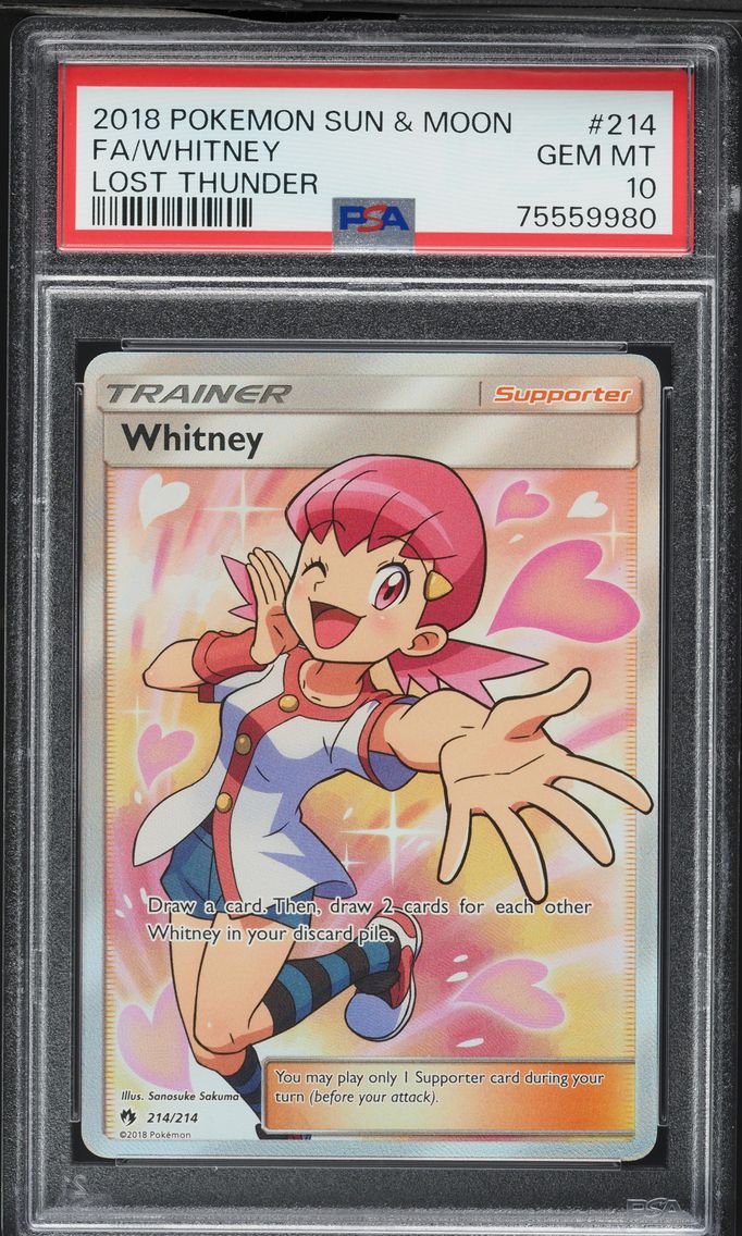 2018 #214 Full Art/Whitney PSA 1