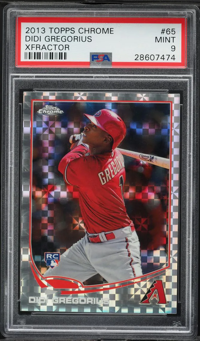 2013 #65 Didi Gregorius PSA 9 Topps Chrome Baseball