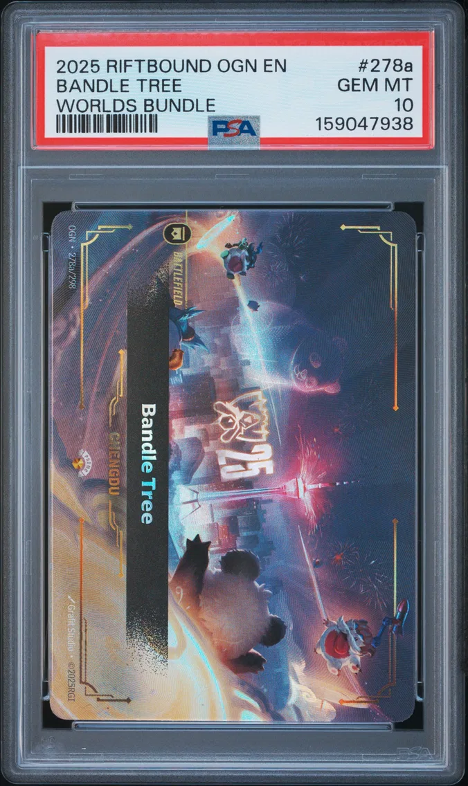 2025 #278a Bandle Tree PSA 10 Riftbound: League of Legends Ogn-Origins