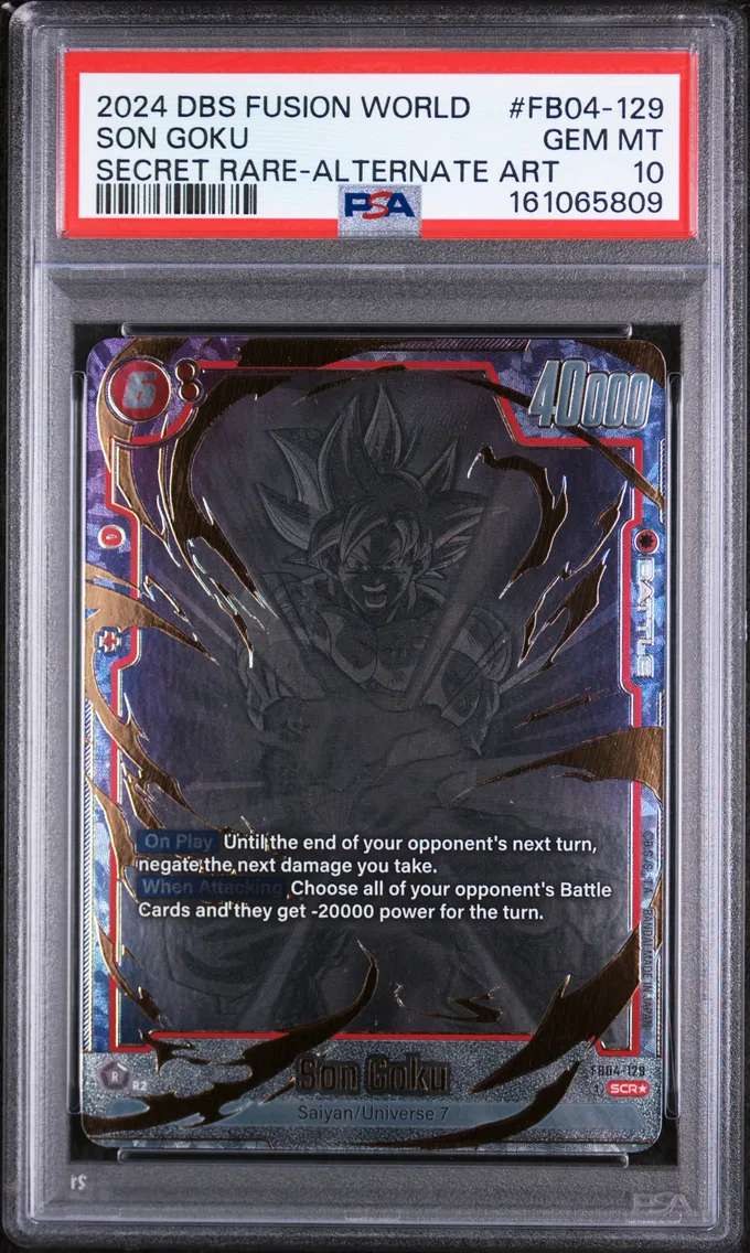 2024 #FB04-129 Son Goku PSA 10 Dragon Ball Super Card Game Fusion World Ultra Limit