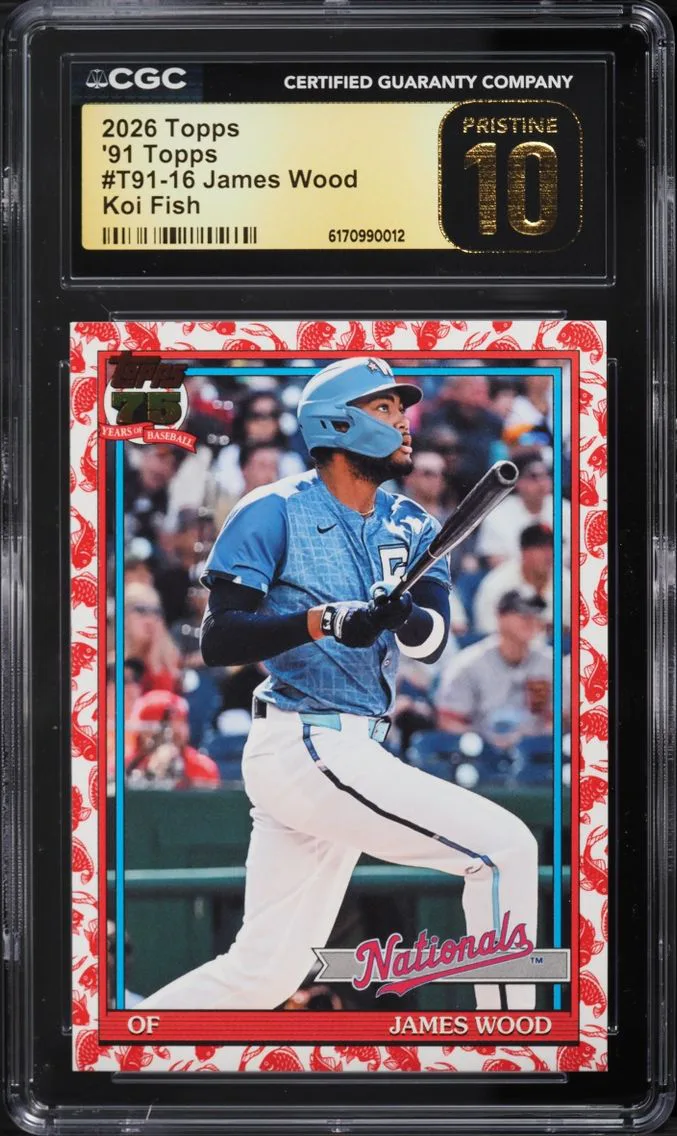 2026 Topps '91 Koi Fish James Wood #T91-16 CGC 10 PRISTINE