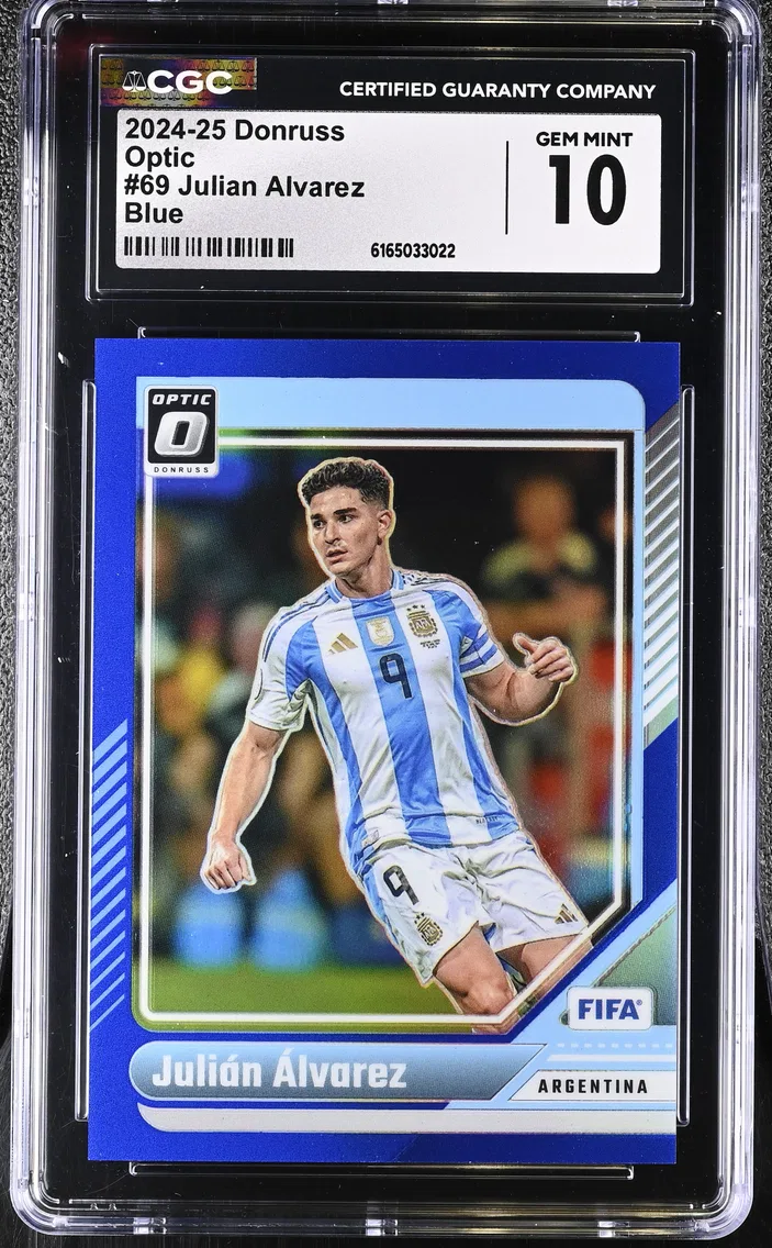 2024 #69 Julian Alvarez CGC 10 Donruss FIFA