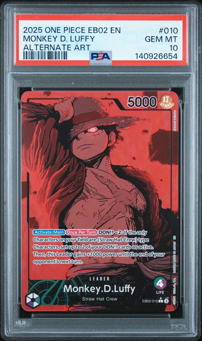 2025 #010 Monkey D. Luffy PSA 10