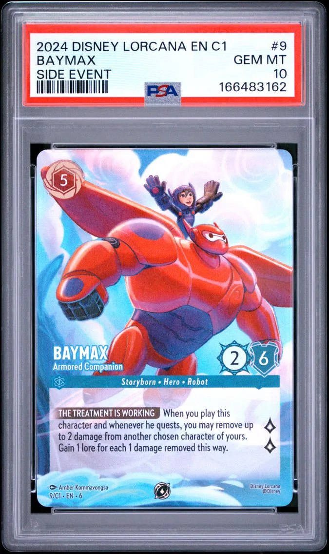 2024 #9 Baymax - Armored Companion PSA 10 Disney Lorcana EN C1-Lorcana Challenge Promo