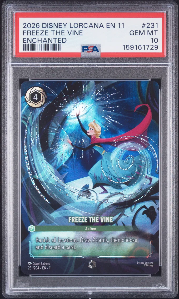 2026 #231 Freeze the Vine PSA 10 Disney Lorcana EN 11-Winterspell
