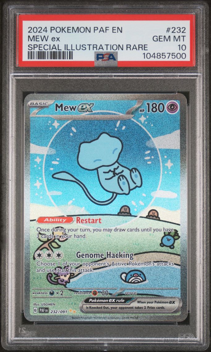 2024 #232 Mew EX PSA 10 Paf EN-P