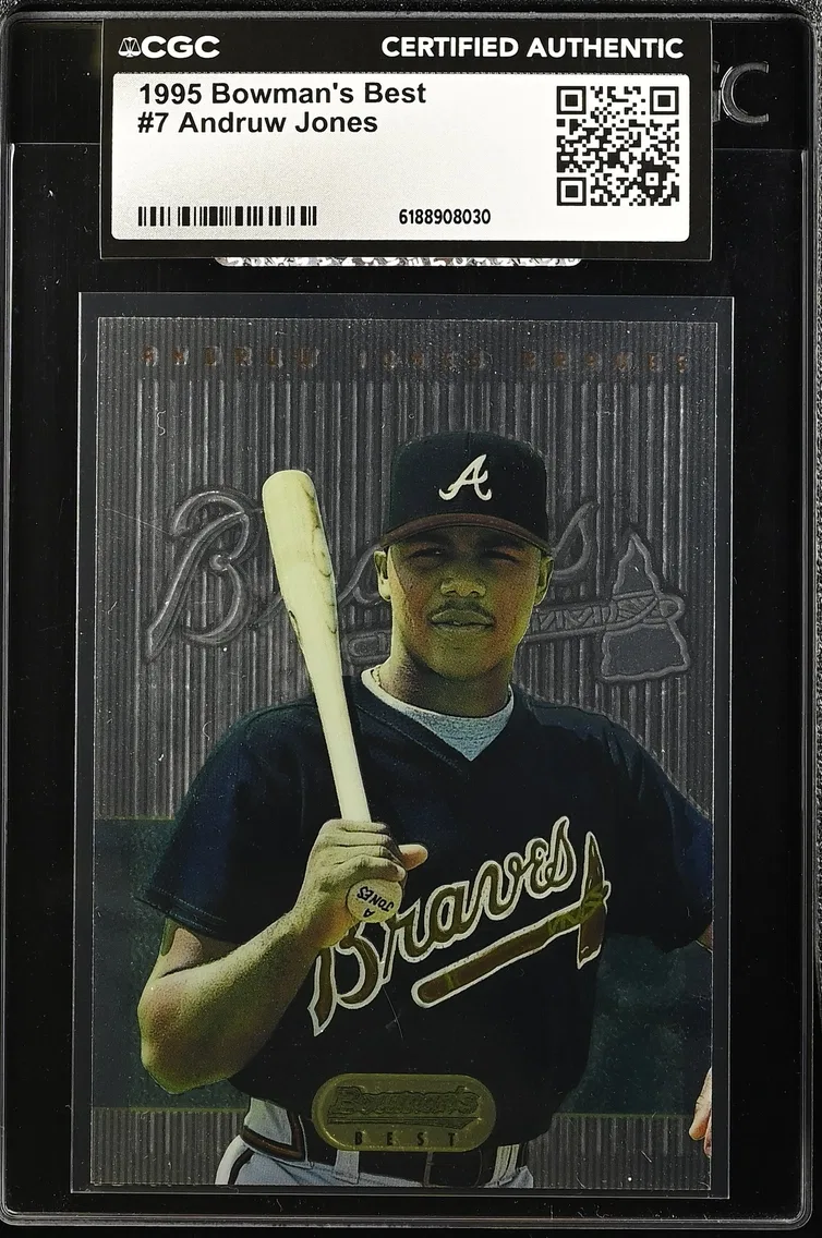 1995 #7 Andruw Jones CGC Bowman's Best Bowman's Best