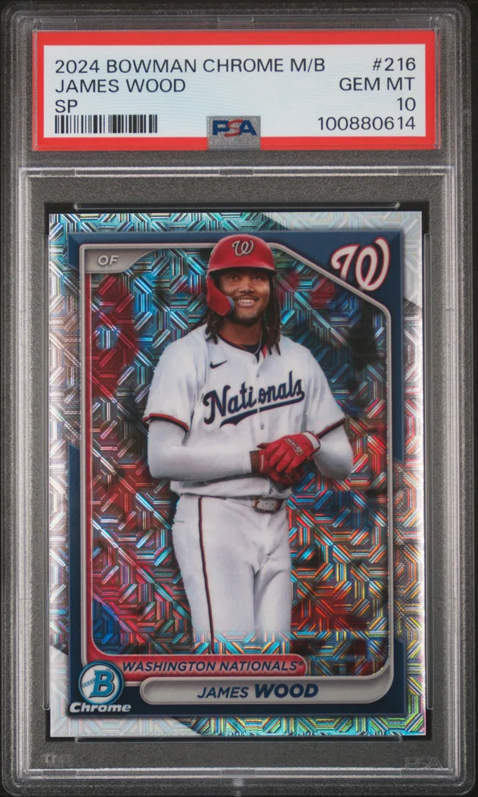 2024 #216 James Wood PSA 10 Bowman Chrome Mega Box