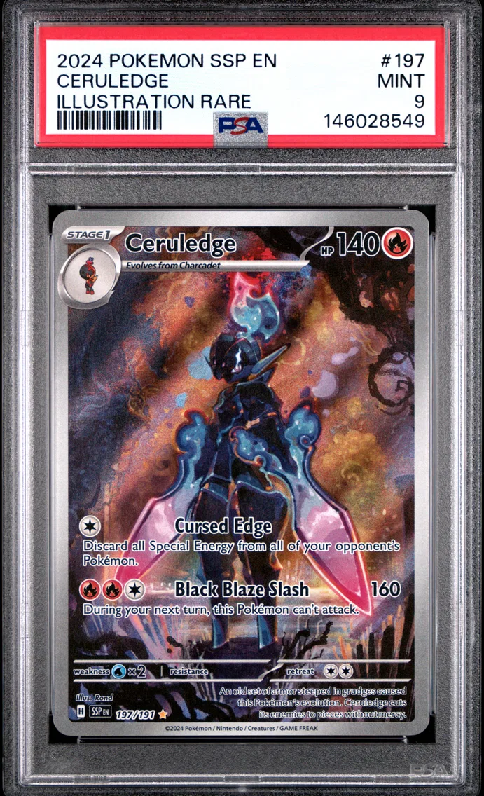 2024 #197 CERULEDGE PSA 9 Ssp EN-Surging Sparks