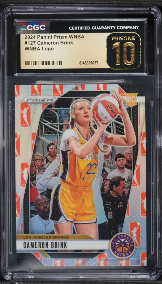 2024 #127 Cameron Brink CGC 10 Panini Prizm WNBA Logo ROOKIE