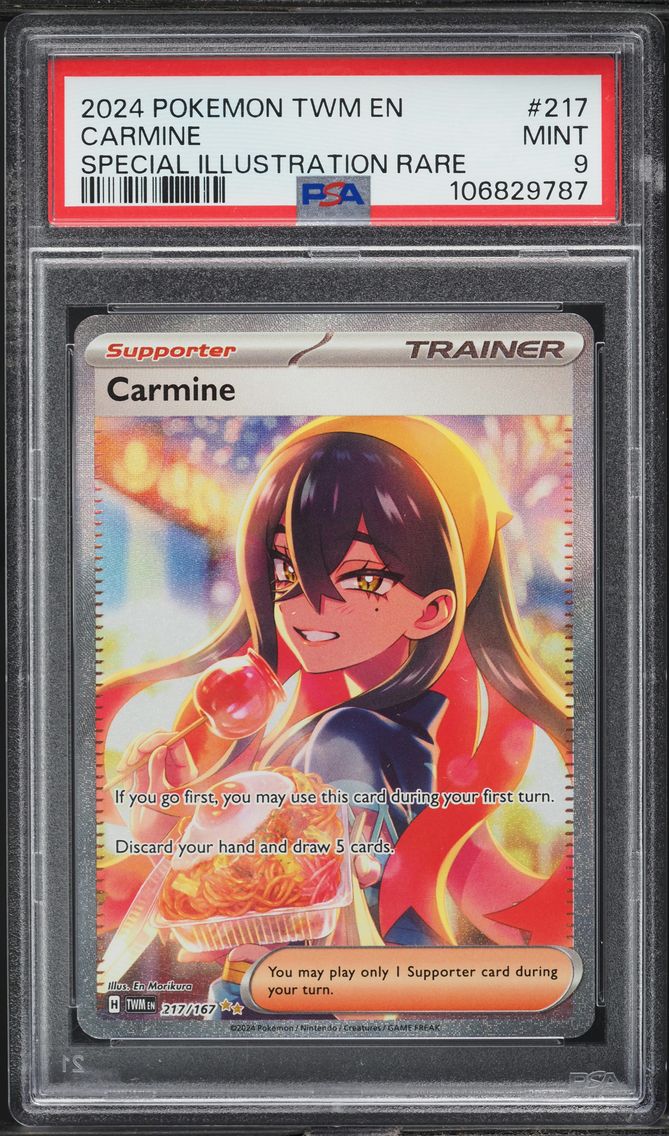 2024 #217 SV TWILIGHT MASQUERADE SIR CARMINE PSA 9 POKEMON