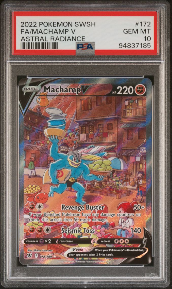 2022 #172 Full Art/Machamp V PSA