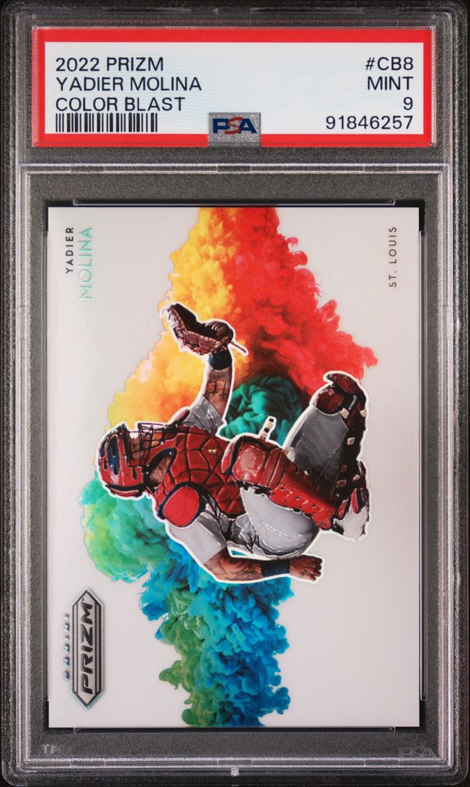 2022 #CB8 Yadier Molina PSA 9 Pa