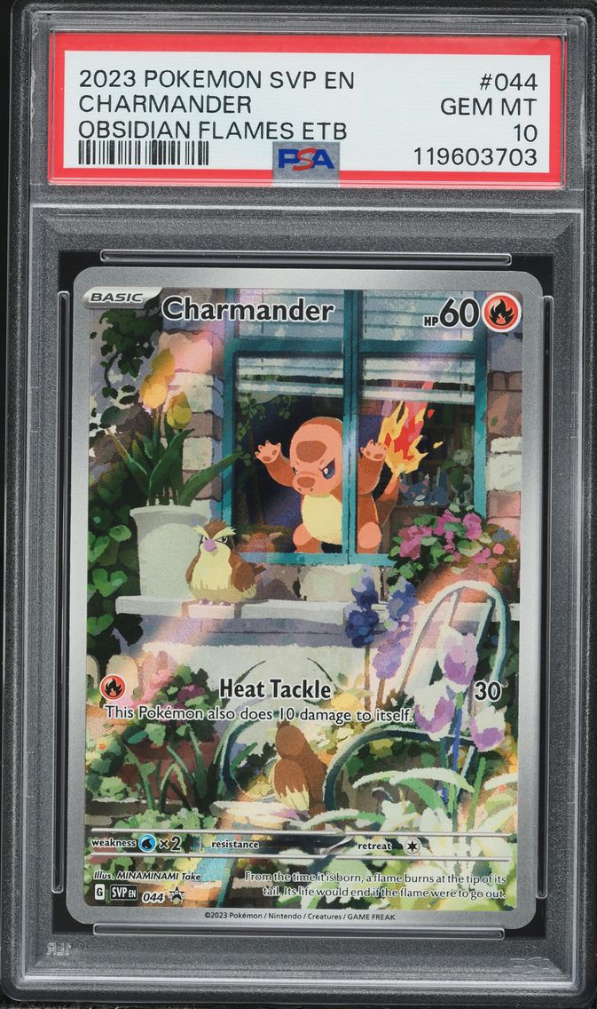 2023 #044 Charmander PSA 10 Svp