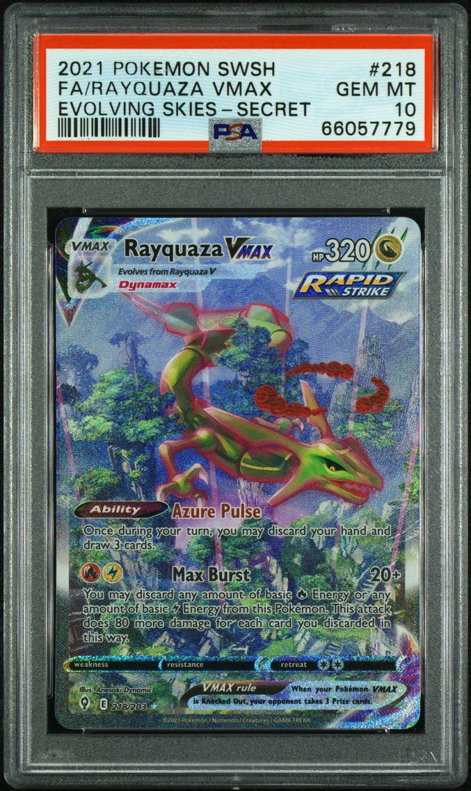2021 #218 Full Art/Rayquaza Vmax