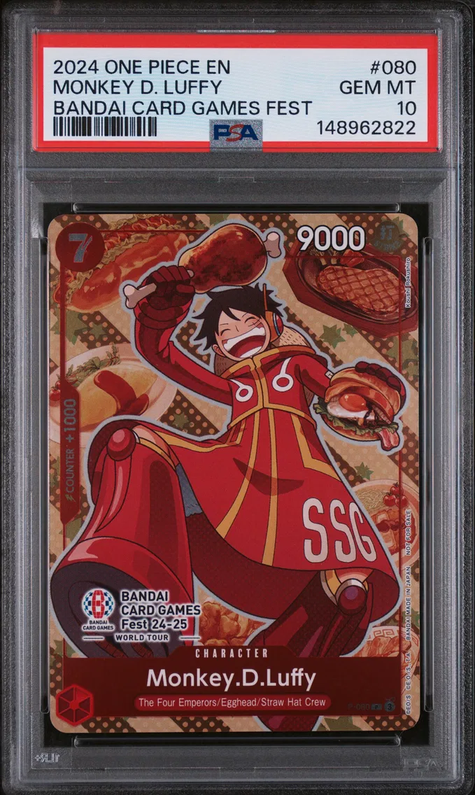 2024 #080 Monkey D. Luffy PSA 10 One Piece Promos
