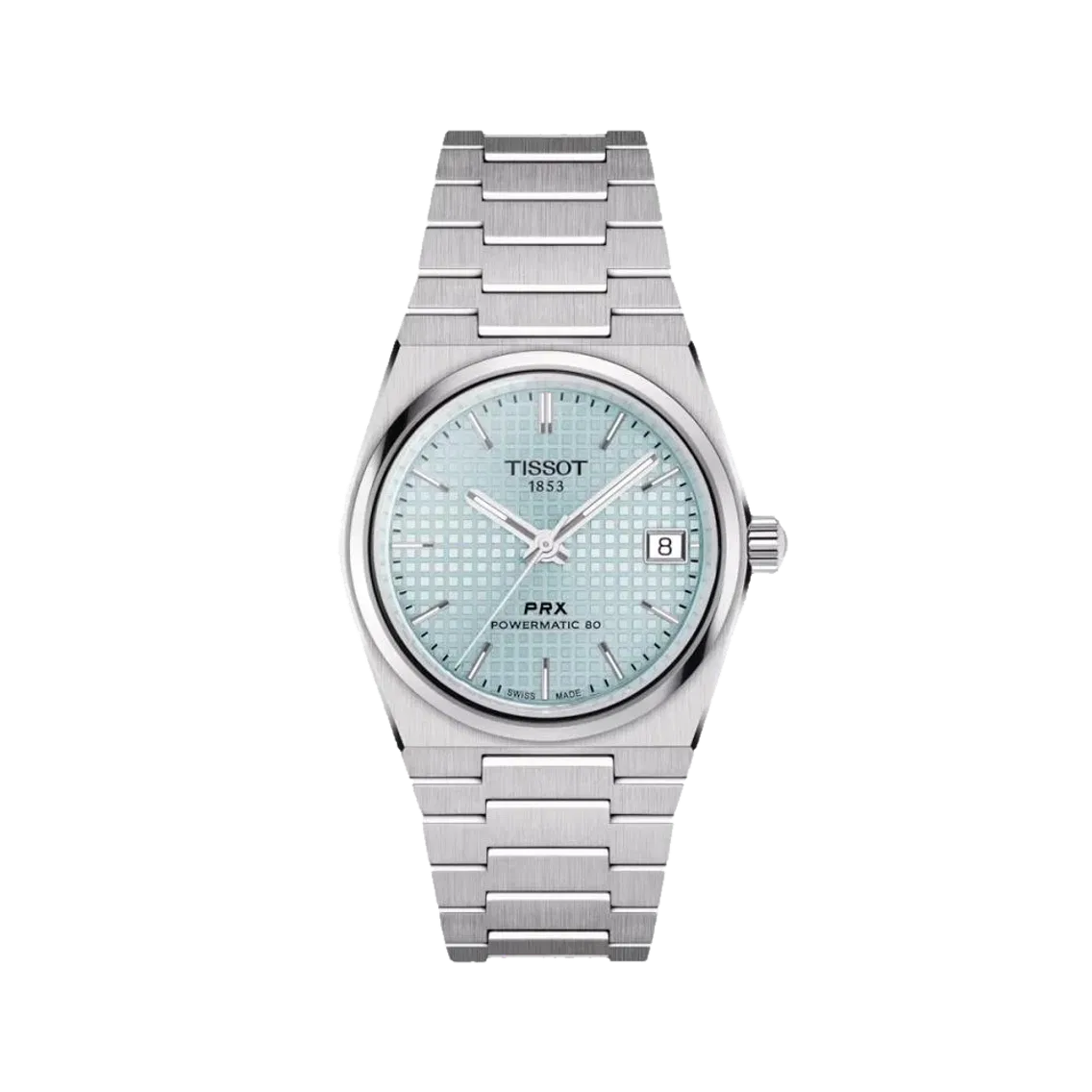 Tissot PRX "Glacier" Automatic Powermatic 80 35mm - Ice Blue on Bracelet