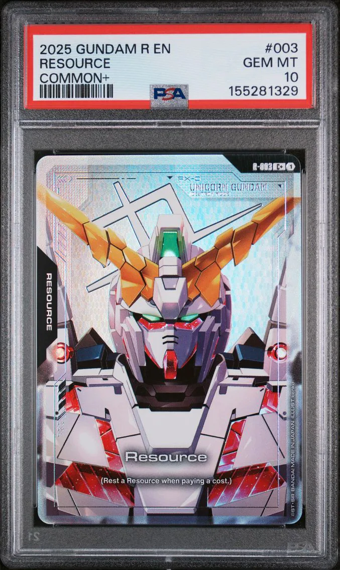 2025 #003 Resource PSA 10 Gundam Resource
