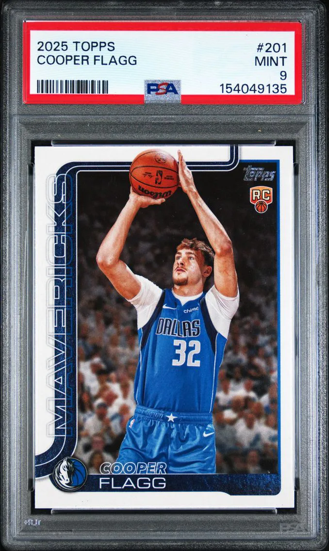 2025 #201 Cooper Flagg PSA 9 Topps