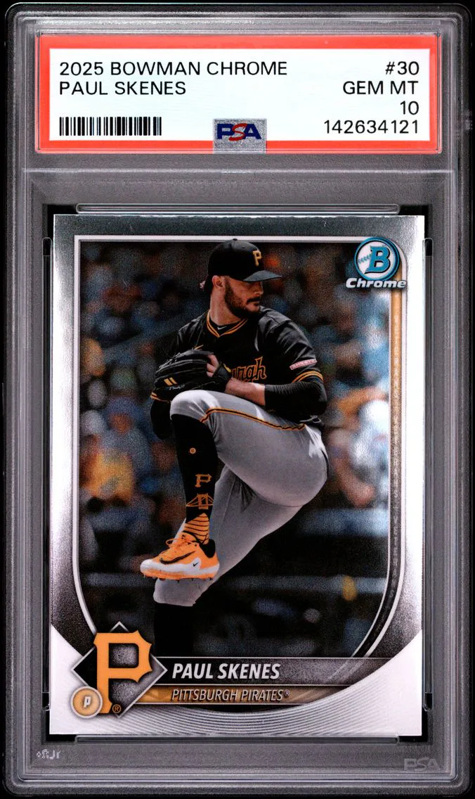 2025 #30 Paul Skenes PSA 10 Bowman Chrome