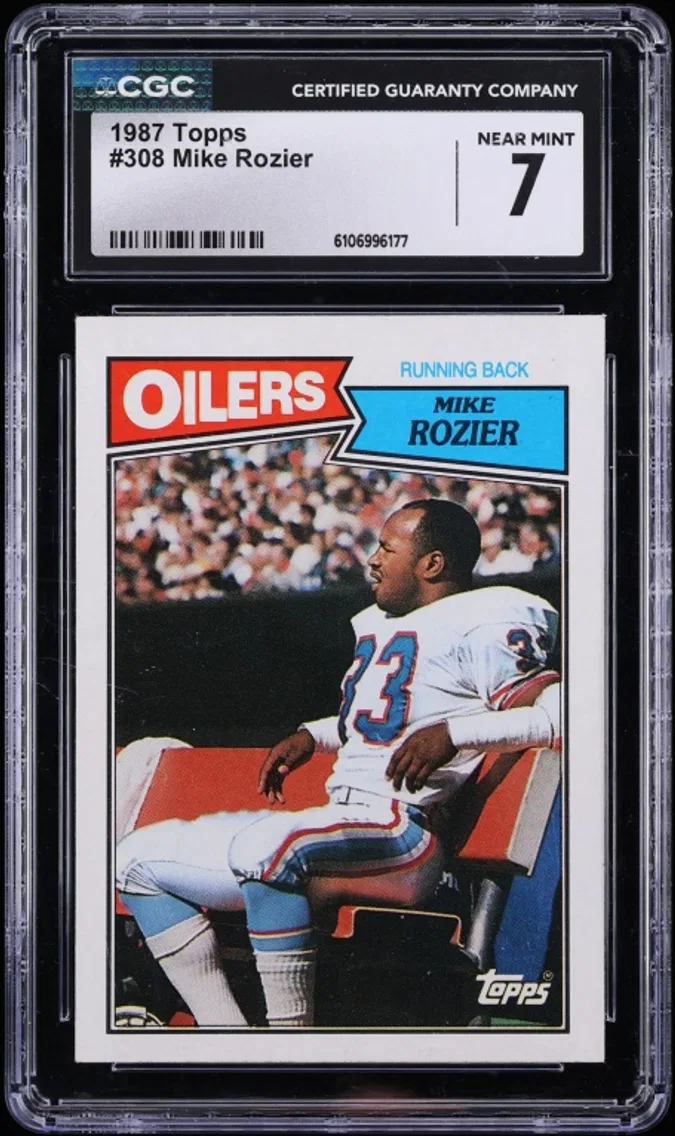 1987 #308 Mike Rozier CGC 7 Topps