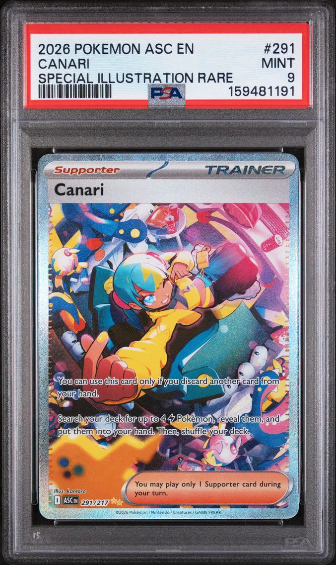2026 #291 Canari PSA 9 Asc EN-Ascended Heroes