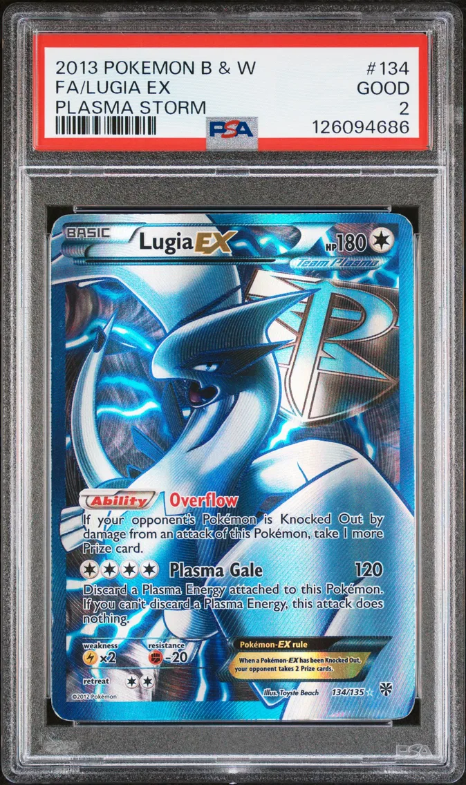 2013 #134 Full Art/Lugia EX PSA