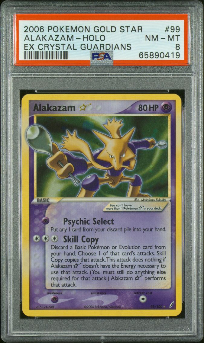 2006 #99 Alakazam-Holo Gold Star