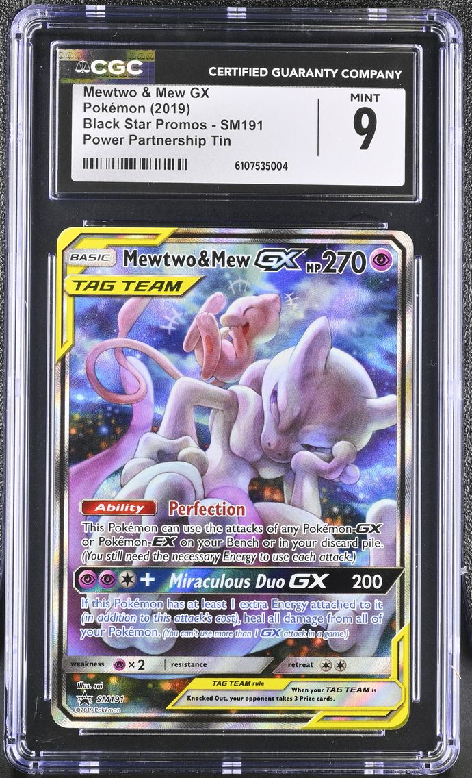 2019 #SM191 Mewtwo &amp; Mew GX 