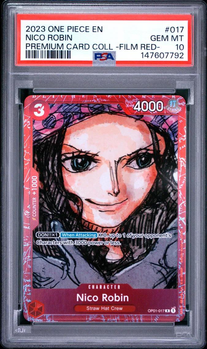 2023 #017 Nico Robin PSA 10 One Piece Premium Card Collection -One Piece Film Red-