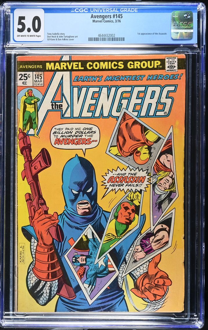 1976 #NA 1976 Avengers #145 CGC 