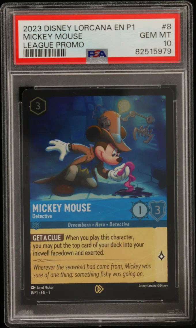 2023 #8 MICKEY MOUSE PSA 10 Disney Lorcana EN P1-Promo