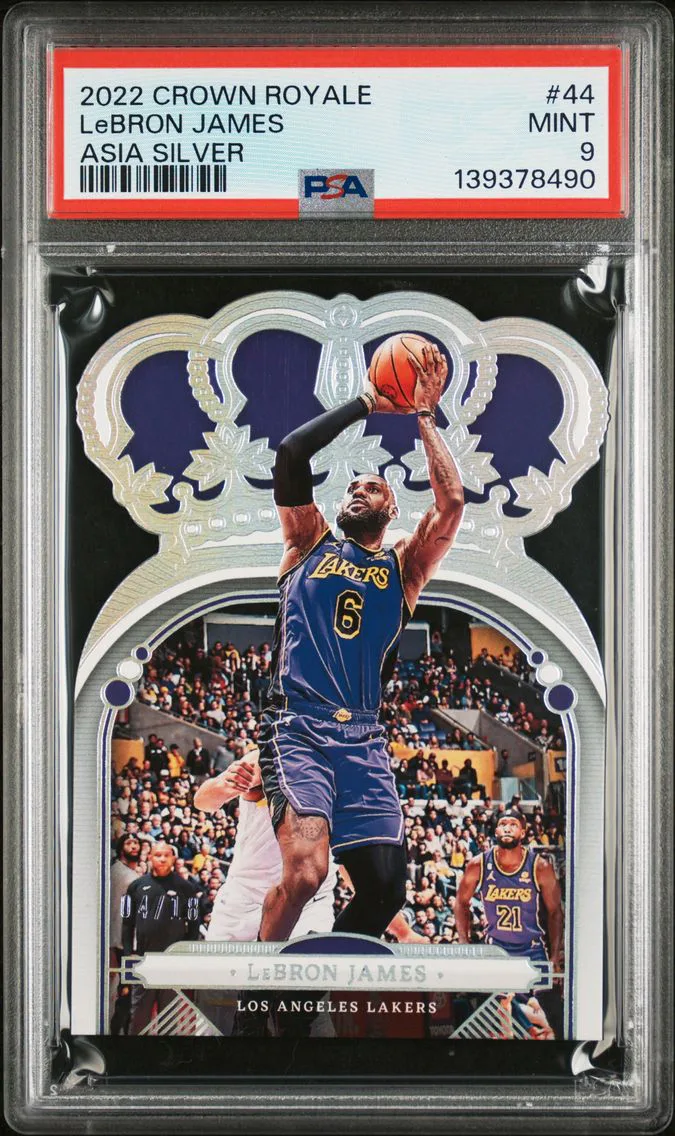 2022 #44 LeBron James PSA 9 Panini Crown Royale
