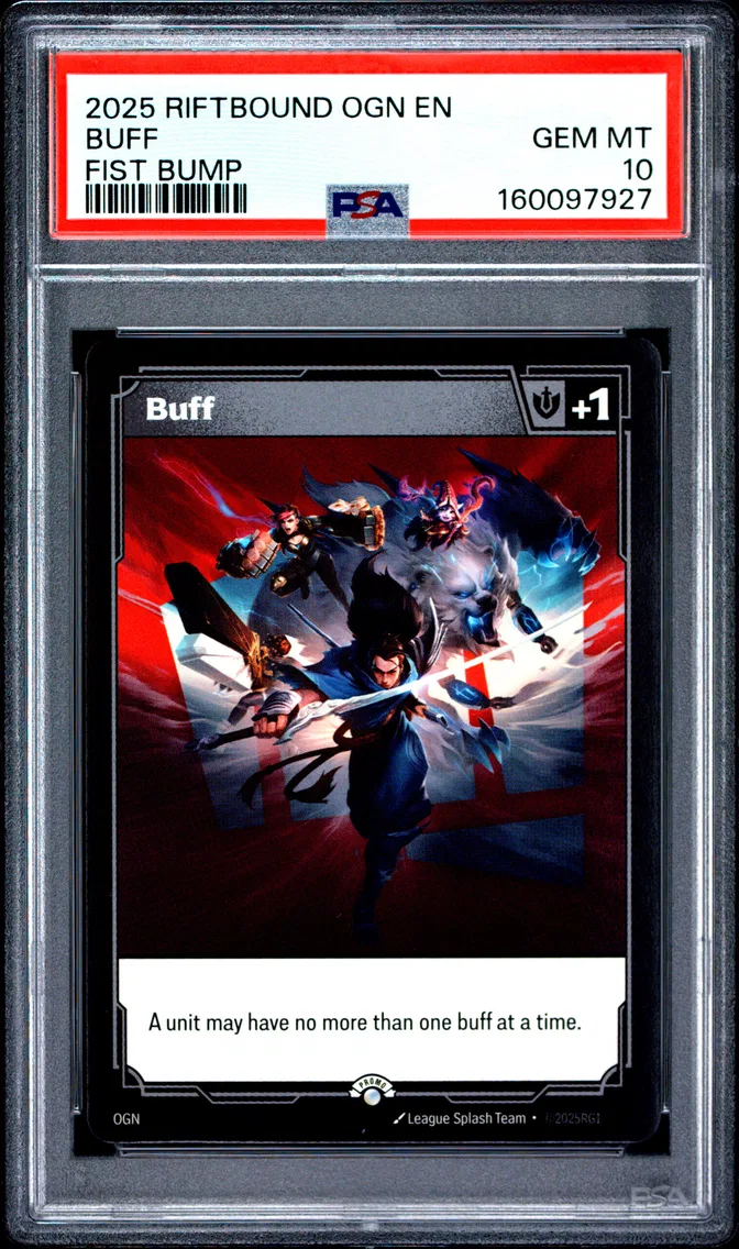 2025 #NA Buff PSA 10 Riftbound: League of Legends Ogn-Origins