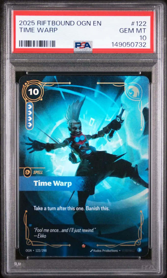 2025 #122 Time Warp PSA 10 Riftbound: League of Legends Ogn-Origins