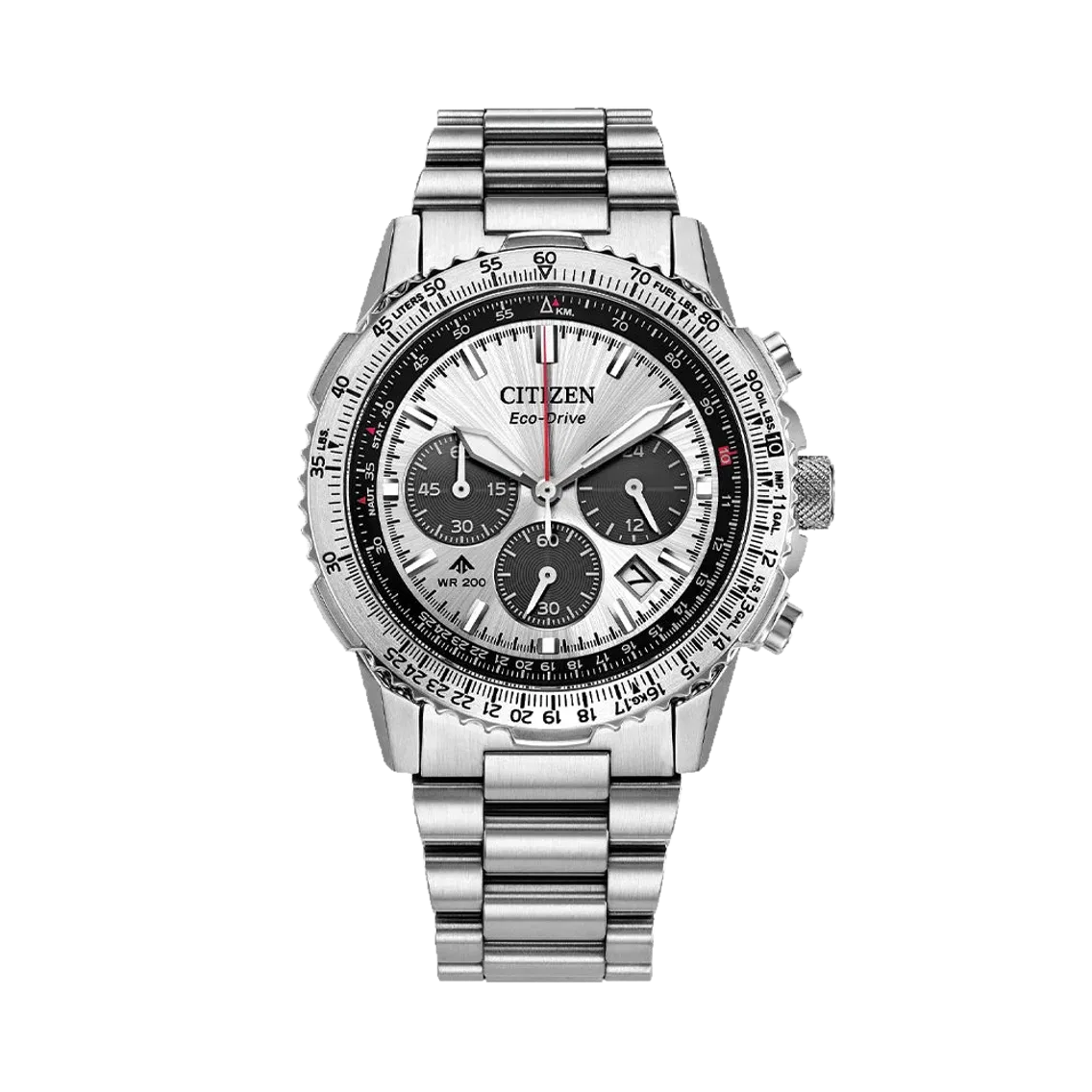 Citizen Promaster Navihawk Eco-Drive 40mm - Silver on Bracelet