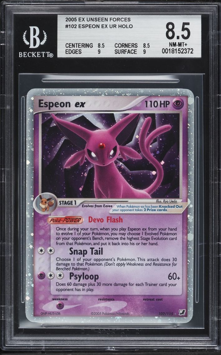 2005 Pokemon EX Unseen Forces Ho