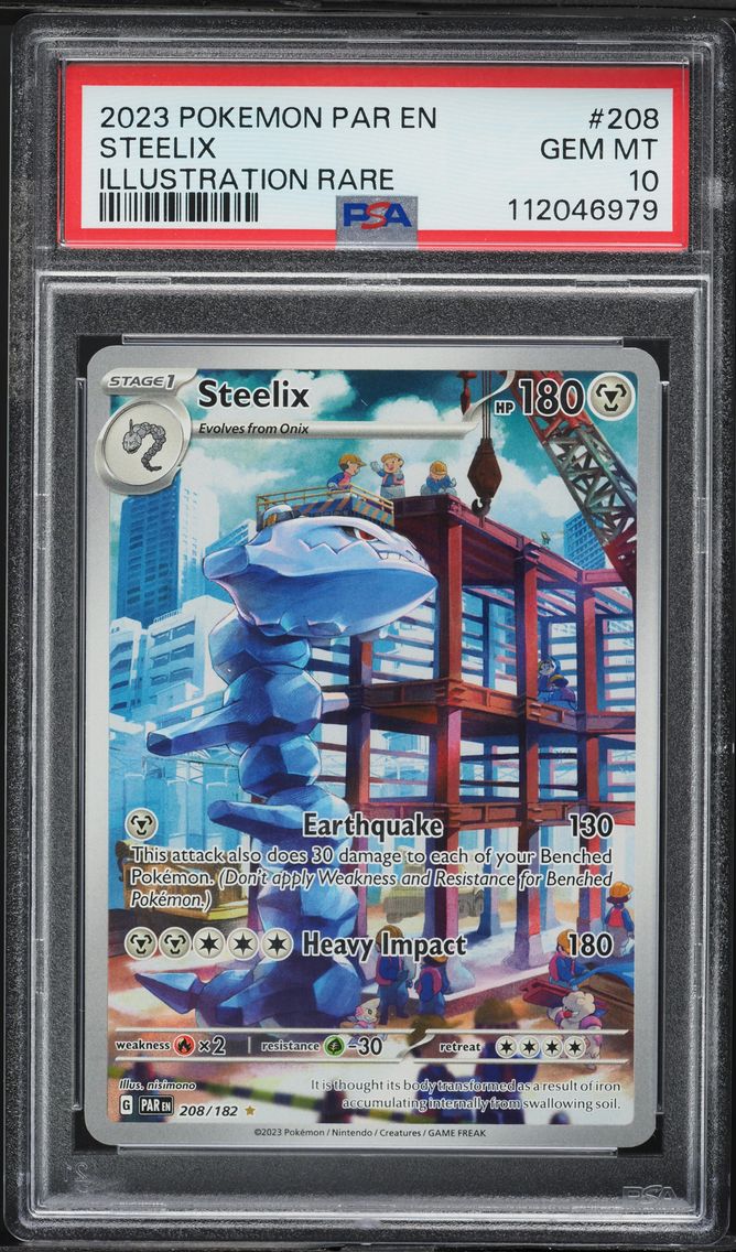 2023 #208 Steelix PSA 10 Par EN-Paradox Rift Pokemon