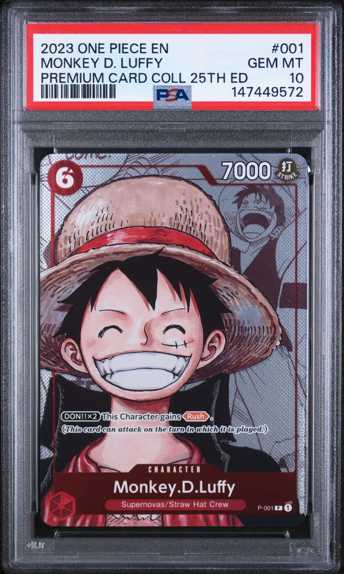 2023 #001 Monkey D. Luffy PSA 10