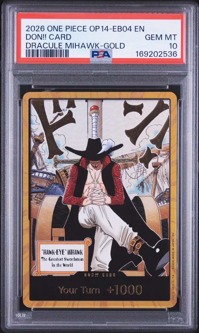 2026 #NA Don!! Card PSA 10 One Piece OP14-EB04-the Azure Sea's Seven