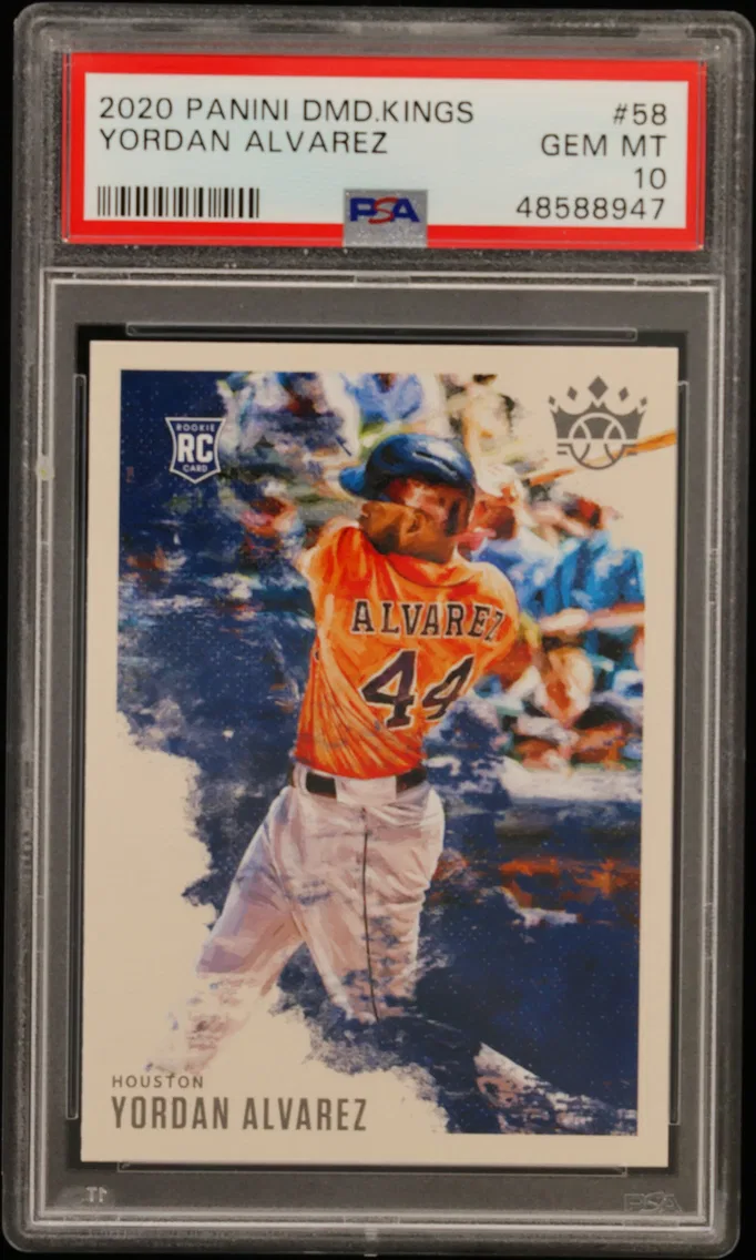 2020 #58 Yordan Alvarez PSA 10 Panini Diamond Kings