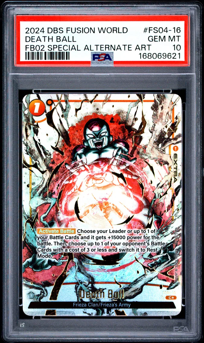 2024 #FS04-16 Death Ball PSA 10 Dragon Ball Super Card Game Fusion World Blazing Aura