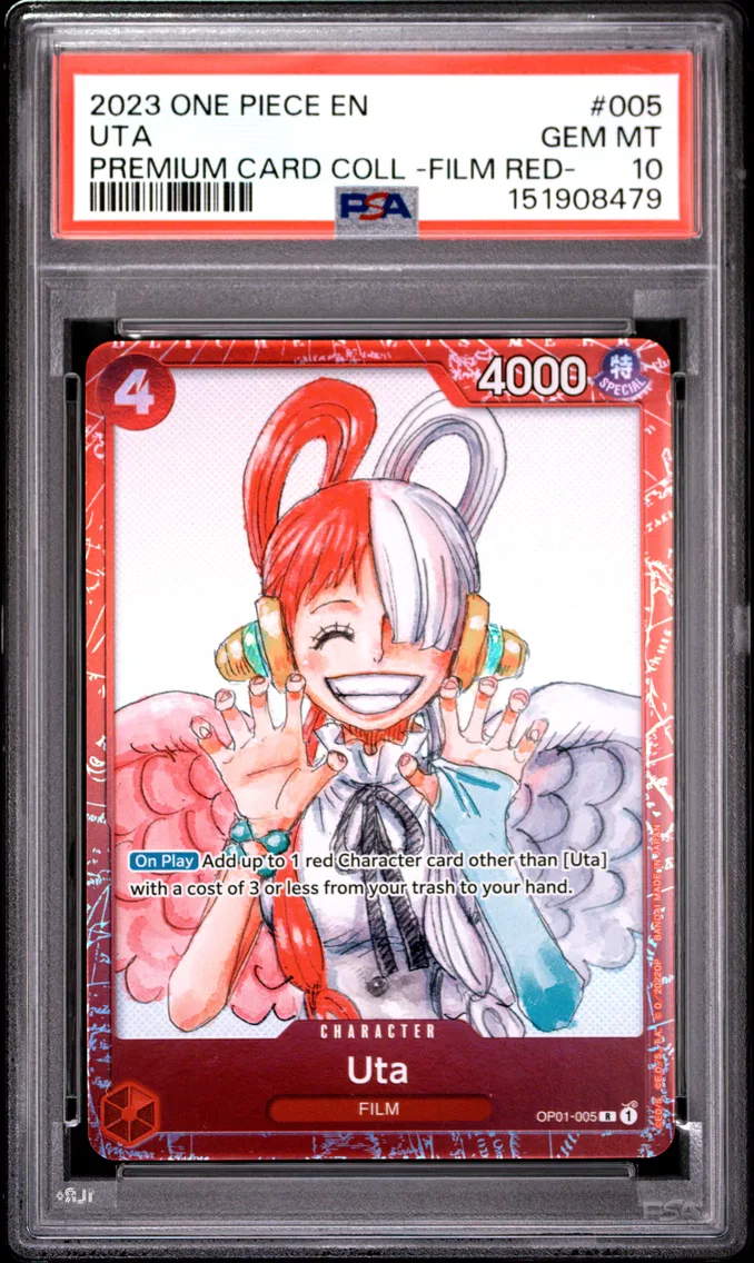 2023 #005 Uta PSA 10 One Piece Premium Card Collection -One Piece Film Red-