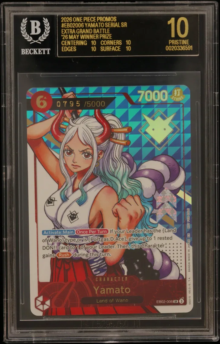 2026 #EB02006 Yamato BGS 10 One Piece Card Game Promos