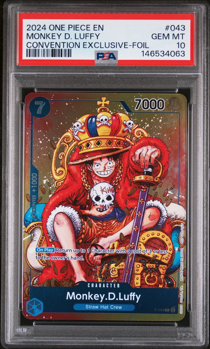 2024 #043 Monkey D. Luffy PSA 10