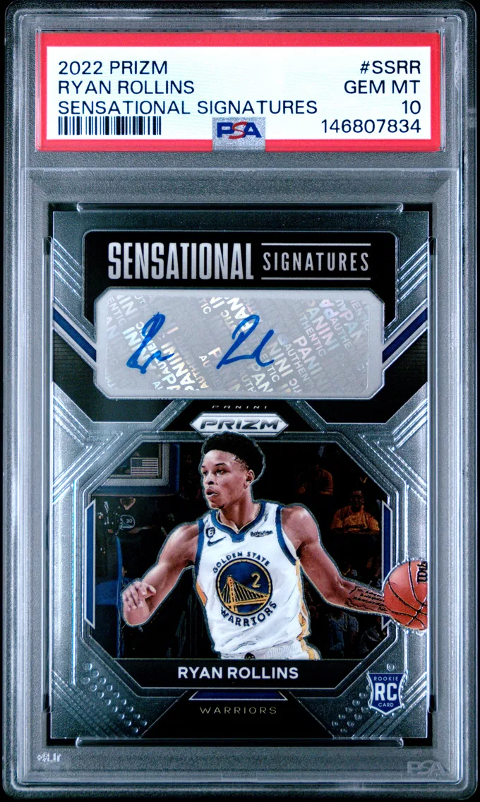 2022 #SSRR Ryan Rollins PSA 10 Panini Prizm Sensational Signatures