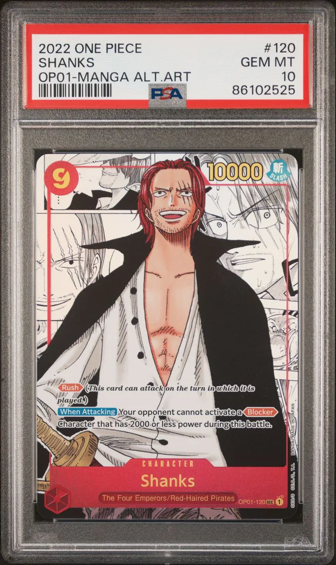 2022 #120 Shanks PSA 10 One Piec