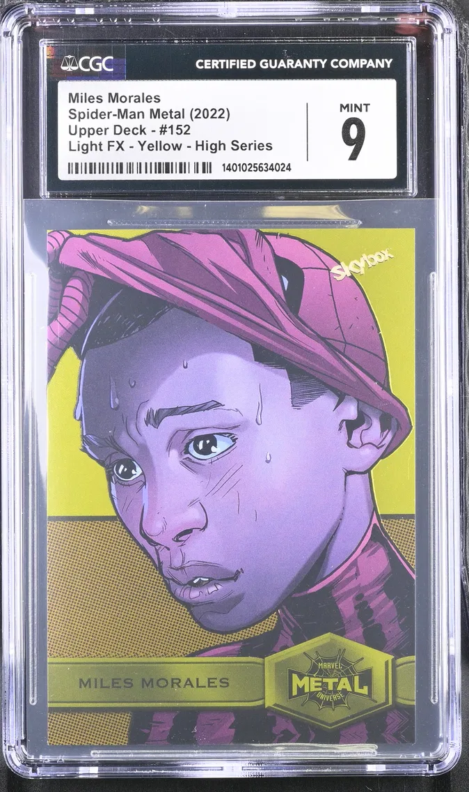 2022 #152 Miles Morales CGC 9 Spider-Man Metal - English